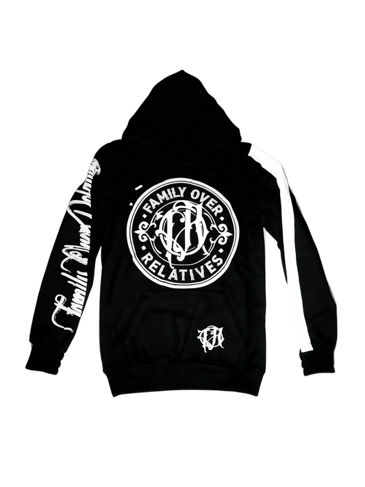 Family Over Relatives Black Premium Sweatsuit