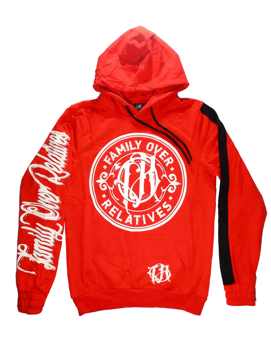 Family Over Relatives Red Premium Sweatsuit